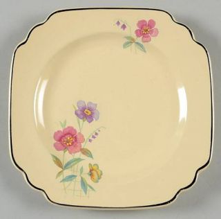 Homer Laughlin  C2 Bread & Butter Plate, Fine China Dinnerware   Century,2 Flora