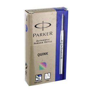 Parker Ball Point Quink Blue Ink Fine Point Pen Refill (pack Of 12)