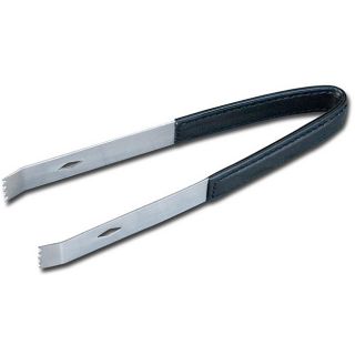 Dacasso Black Leather Ice Tongs (Black Dimensions 34 inches long x 20 inches wideModel A1062 )