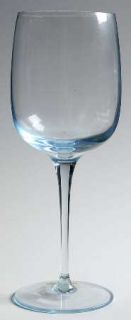 Oneida Minx Blue Water Goblet   Light Azure Blue     Smooth Stem