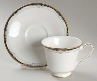 Royal Doulton Rhodes Footed Cup & Saucer Set, Fine China Dinnerware   Shells And