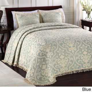 All Over Brocade Cotton Quilt With Optional Sham Sold Separately