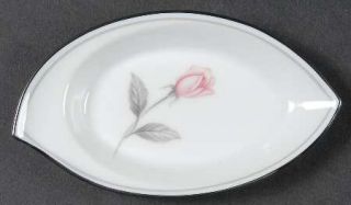 Noritake Rosemarie Ashtray, Fine China Dinnerware   Pink Roses, Gray Leaves, Cou