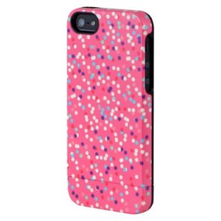 Uncommon Confetti Dots Capsule Cell Phone Case for iPhone 5   Pink (C0070 M)