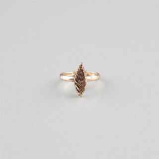 Leaf Midi Ring Gold One Size For Women 226101621