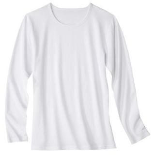C9 by Champion Womens Thermal Silk Weight Long Sleeve Top   White XL