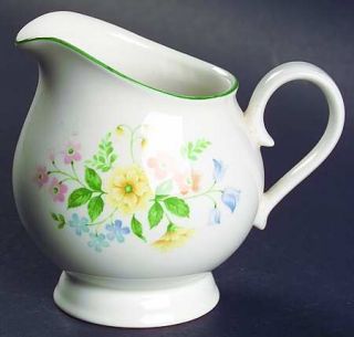 Noritake Matchmaker Creamer, Fine China Dinnerware   Versatone I,Multicolor Flor