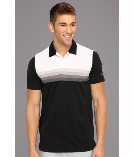 PUMA Golf Yarn Dye Stripe Polo Tech Mens Short Sleeve Knit (Black)
