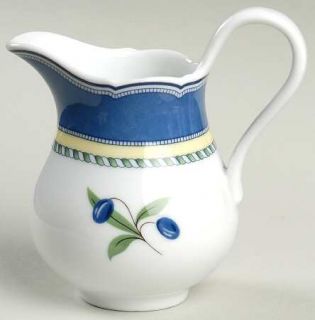 Hutschenreuther Medley Creamer, Fine China Dinnerware   Maria Theresia,Blue&Yell