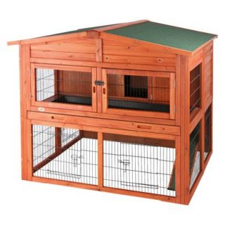 Rabbit Hutch with Attic   Extra Large