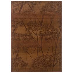 Sydney Rust/ Red Transitional Area Rug (67 X 91)