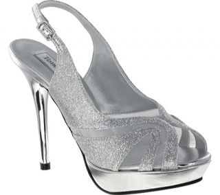 Womens Touch Ups Virginia   Silver Glitter Heels