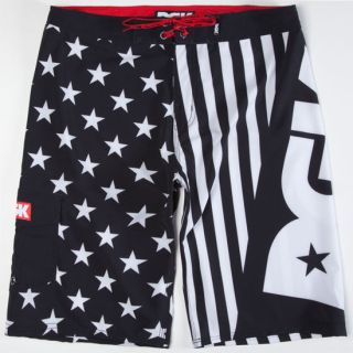 Angle Justice Mens Boardshorts Black/White In Sizes 40, 36, 34, 38, 32, 30,