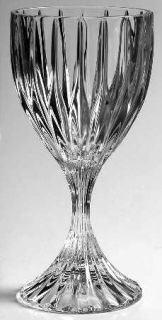 Mikasa Park Lane Wine Glass   Vertical Design On Bowl, Textured Stem