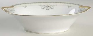 Noritake Lincoln 10 Oval Vegetable Bowl, Fine China Dinnerware   Patent 68469,G