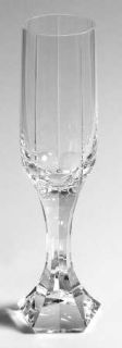 Baccarat Mercure Fluted Champagne   Clear, Vertical Cut Bowl,Multiside Stem