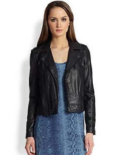 Joie Caldine Leather Moto Jacket