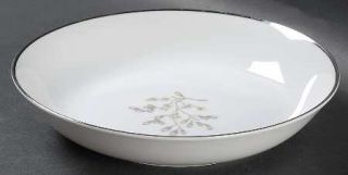 Knox Mistletoe Coupe Soup Bowl, Fine China Dinnerware   Plant In Center, Coupe S