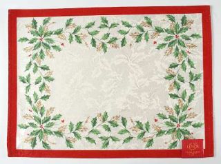Lenox China Holiday (Dimension) Reversible Cloth Placemat, Fine China Dinnerware