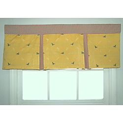 Ribbit Antique Pleated Valance