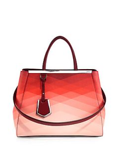 Fendi 2Jours Degrade Shopper   Red White