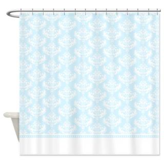  Blue Damask Shower Curtain  Use code FREECART at Checkout