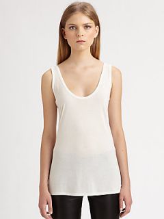 The Row Roger Tank   White