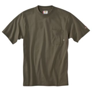 Dickies Mens Short Sleeve Pocket T Shirt with Wicking   Moss Green XXXL