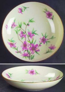 Lenox China Peachtree Coupe Soup Bowl, Fine China Dinnerware   Pink Flowers On B