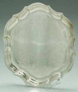 Oneida Chippendale (Silverplate Hollowware) 13 Round Tray   Silverplate, 8663,