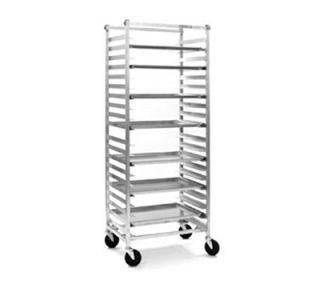 Eagle Group Full Height Mobile Utility Rack For 18x26 Tray, 5 Center, Side Load, Aluminum