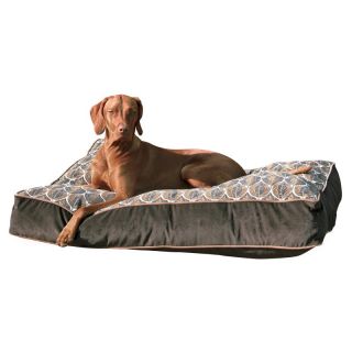 Bowsers Super Loft Rectangle Dog Bed Graphite Lattice / River Rock   10405,