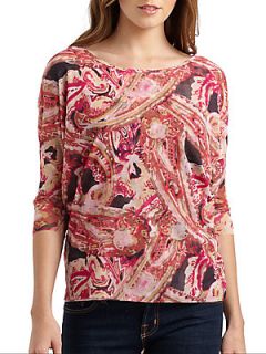 Printed Hi Lo Blouse  