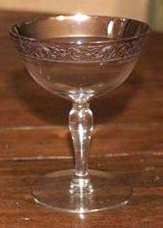 Glastonbury   Lotus Rambler Rose 35 Plat. Champagne/Tall Sherbet   Stem #35, Non