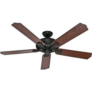 Hunter HUF 54018 The Royal Oak Great Room Ceiling Fan with remote