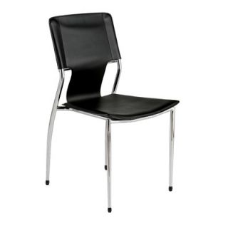 Eurostyle Tabago Stacking Chair 0441 Color Black/Chrome