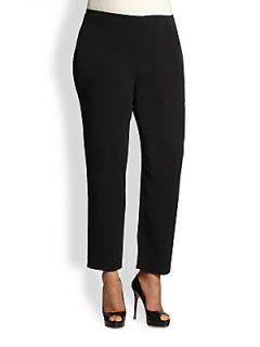 Eileen Fisher, Sizes 14 24 Silk Slim Pants   Black