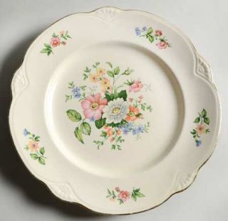 Homer Laughlin  Springtime (Marigold) Luncheon Plate, Fine China Dinnerware   Ma