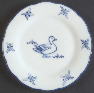 Cordon Bleu Cob1 Bread & Butter Plate, Fine China Dinnerware   Blue Duck & Decor