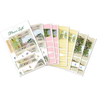Everyday Scenic Summer Windows 2 Flower Soft Card Toppers