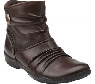 Womens Clarks Kessa Mabel   Brown Leather Boots