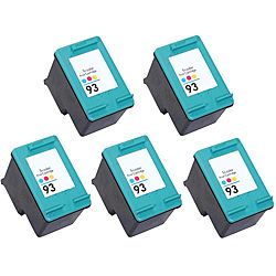 Hewlett Packard 93 Colored Ink Cartridge (pack Of 5 Color) (remanufactured) (ColorsBrand HPModel 93Quantity Five (5)Maximum yield 230 with 5 percent coverageCompatible With HP   Deskjet; D4145, D4155, D4160, 5420, 5420v, 5440, 5440v, 5440xi, 5442, 54