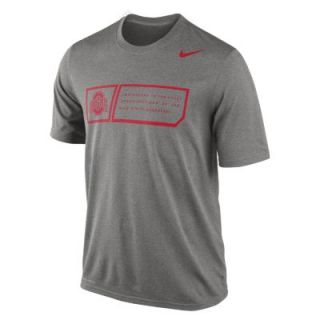 Nike Legend Training Day (Ohio State) Mens T Shirt   Dark Grey Heather
