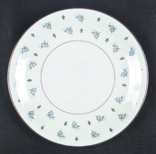 Noritake 5232 Dinner Plate, Fine China Dinnerware   Blue Flowers,Gold Fleur De L