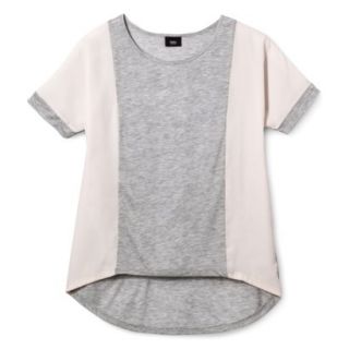Mossimo Womens High Low Top   Heather Gray XS