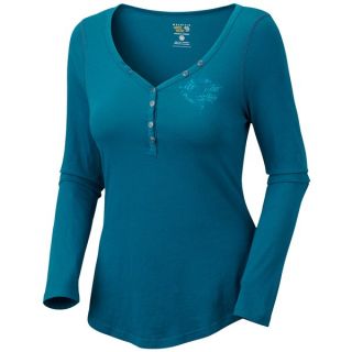Mountain Hardwear DonnaAnna Shirt   Long Sleeve (For Women)   LAGOON (M )
