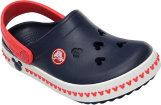 Childrens Crocs Crocband Mickey Clog III   Navy/Red Character Shoes
