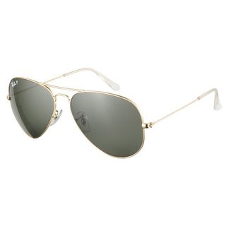 Ray ban Rb3025 001 58 Aviator Gold Green Polarized 58 Sunglasses