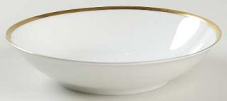 Rosenthal   Continental Ascot Coupe Soup Bowl, Fine China Dinnerware   Gold Band