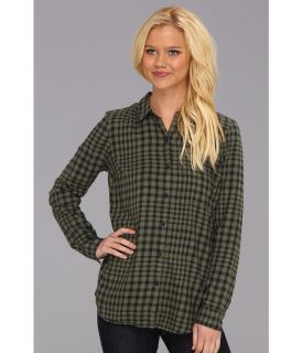 Splendid Gramercy Button Up Womens Long Sleeve Button Up (Olive)